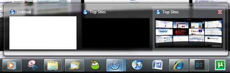Safari 4 WIndows 7 Superbar