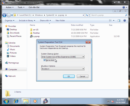 Sysprep boot from vhd boot vhd windows virtual pc